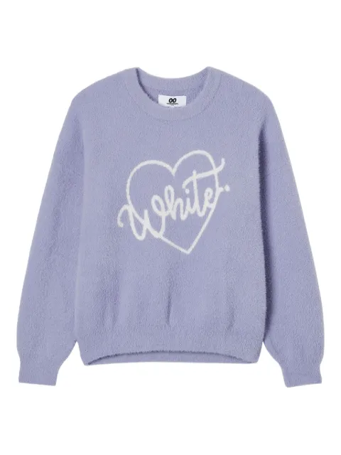 CHOCOOLATE heart-embellished sweater