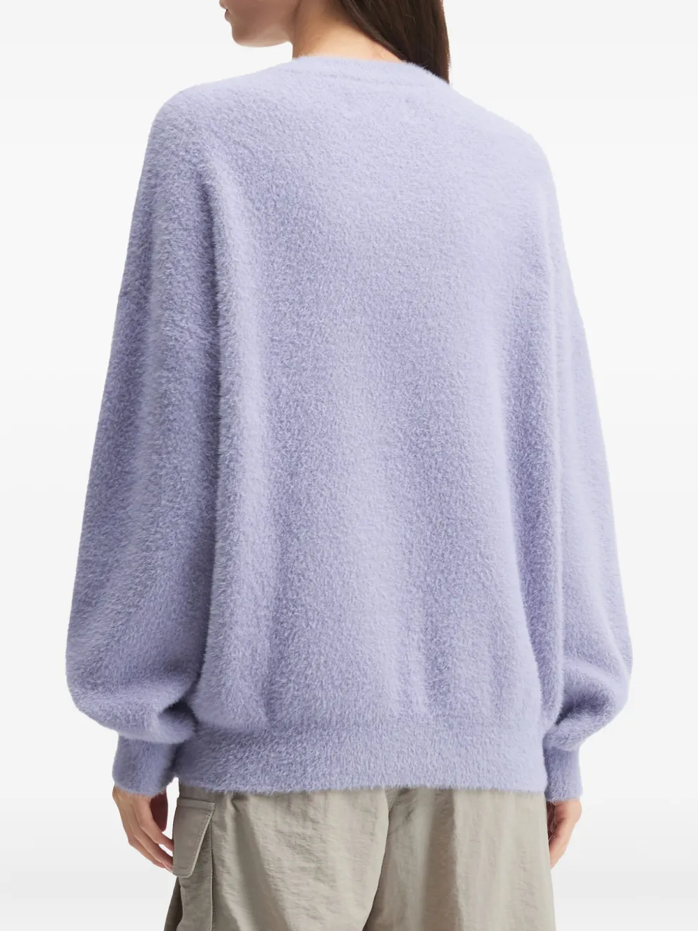 CHOCOOLATE Trui verfraaid met hart Paars