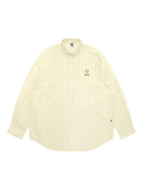AAPE BY *A BATHING APE® camisa con logo bordado