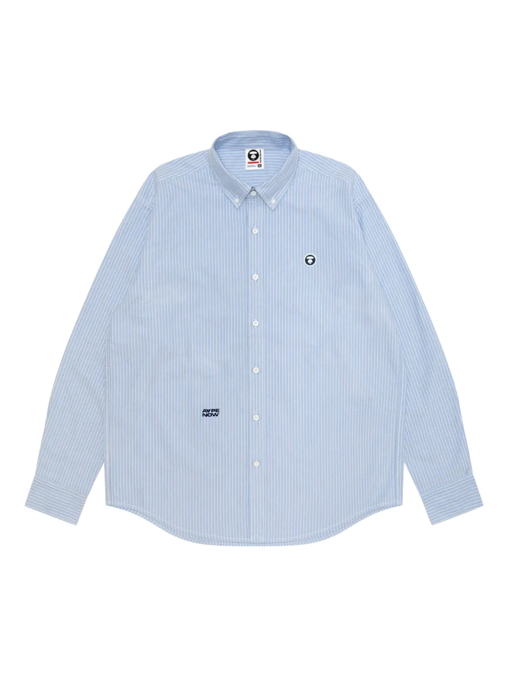 embroidered striped shirt