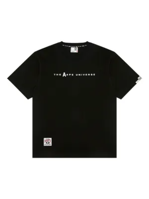 AAPE BY *A BATHING APE® Athletic Department T-shirt | Black | FARFETCH