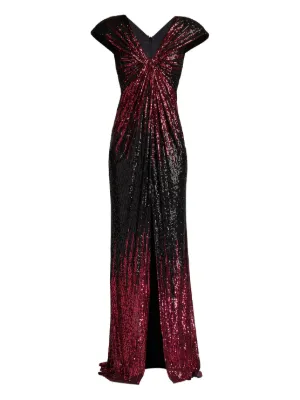 Dolce & Gabbana sequin-embellished Draped Dress | Red | FARFETCH ID