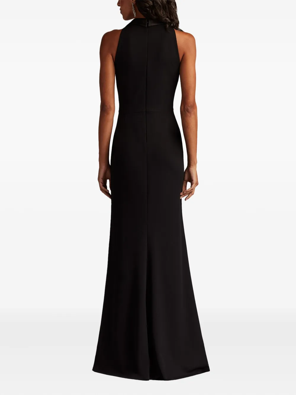 twist-front sweetheart neck jumpsuit