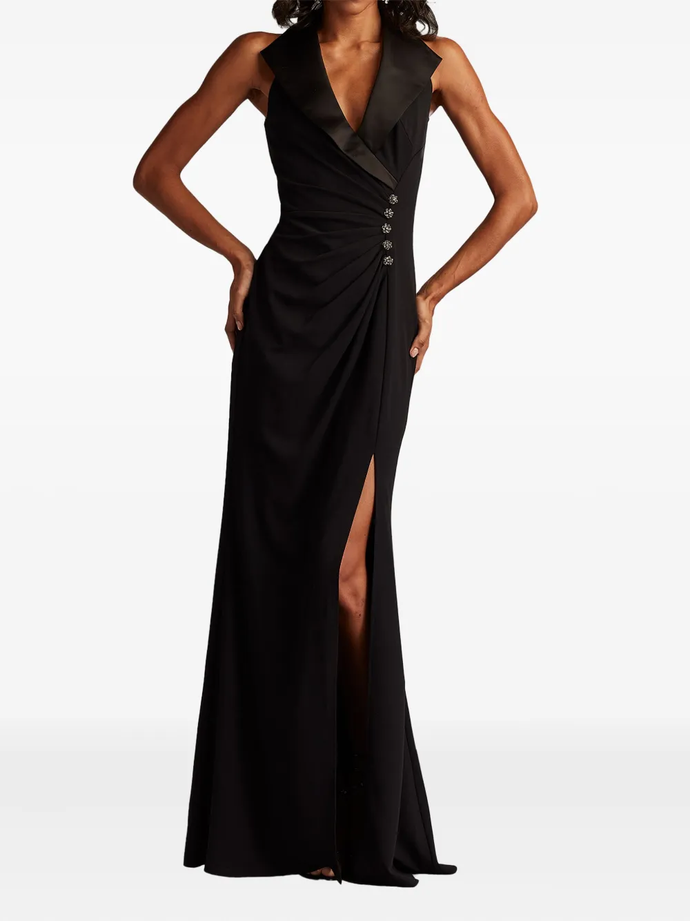 Tadashi Shoji satin-collar embellished gown | Aftonklänningar | Image 2