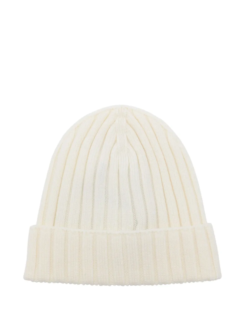 Moncler Enfant Ribgebreide muts Beige