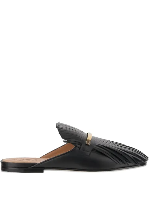 Tod's fringed leather mules