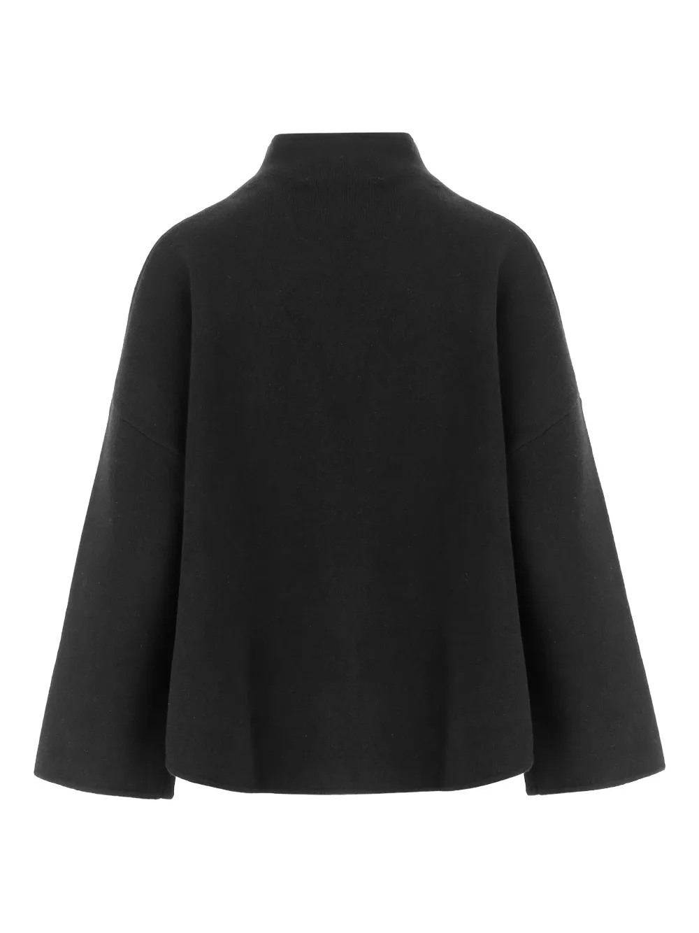 Allude high-neck long-sleeves sweater Zwart