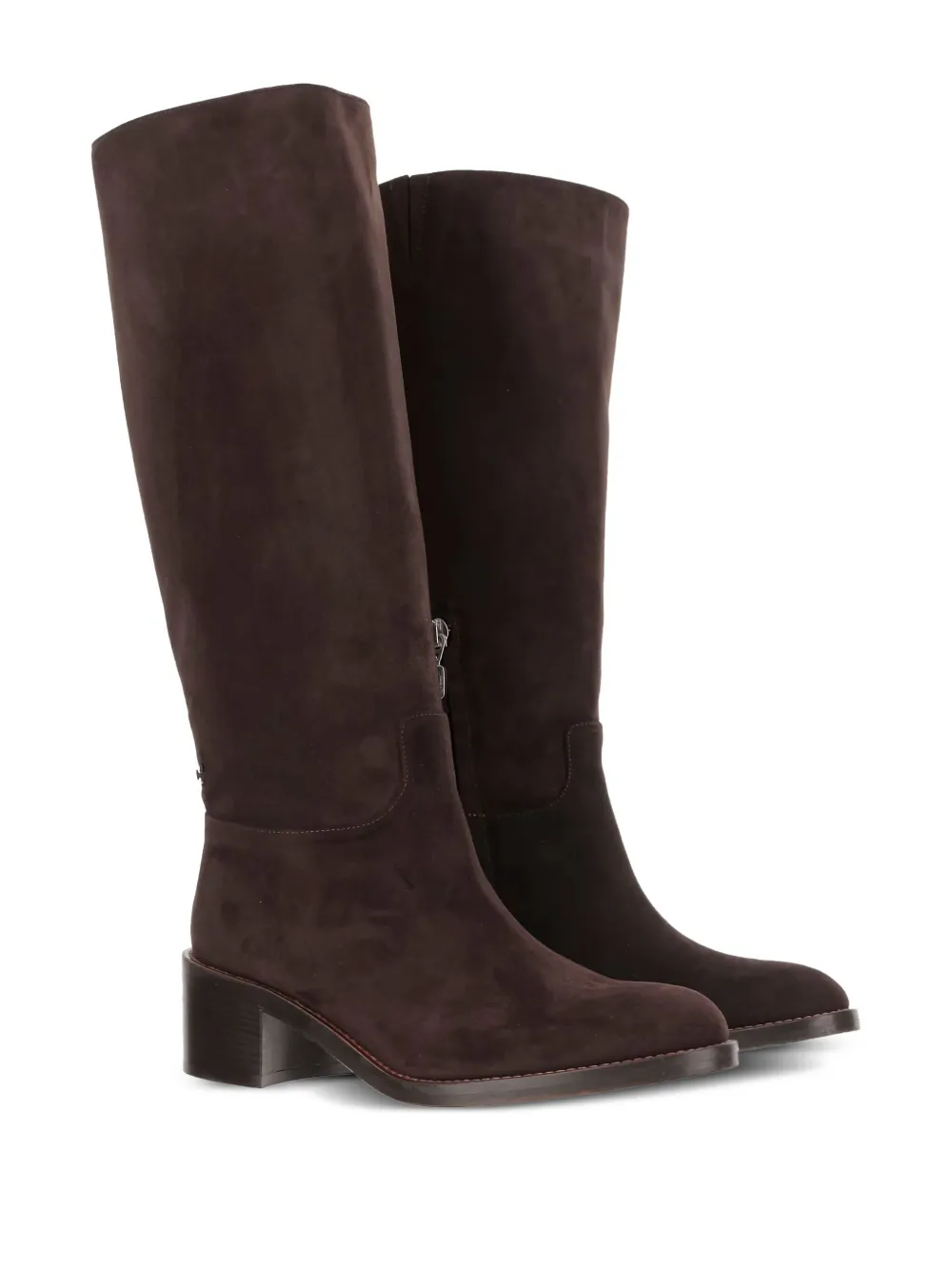Carel Paris 50mm Brighton suede boots Brown