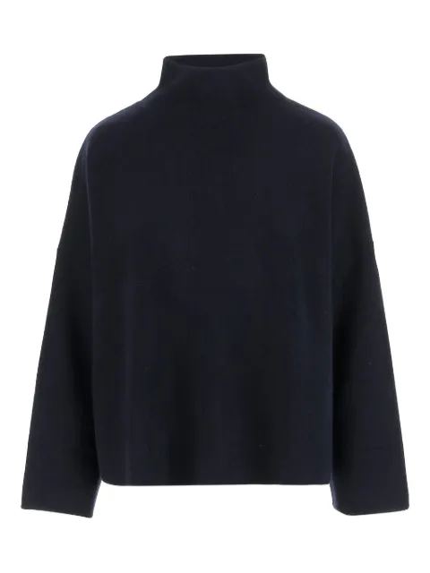 Allude high-neck long-sleeves sweater