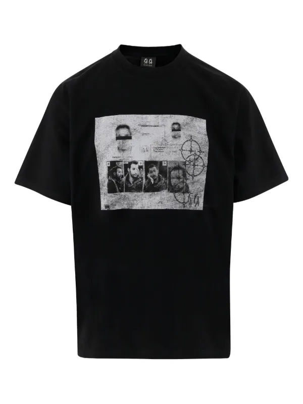 44 LABEL GROUP グラフィック Tシャツ | ブラック | FARFETCH JP 