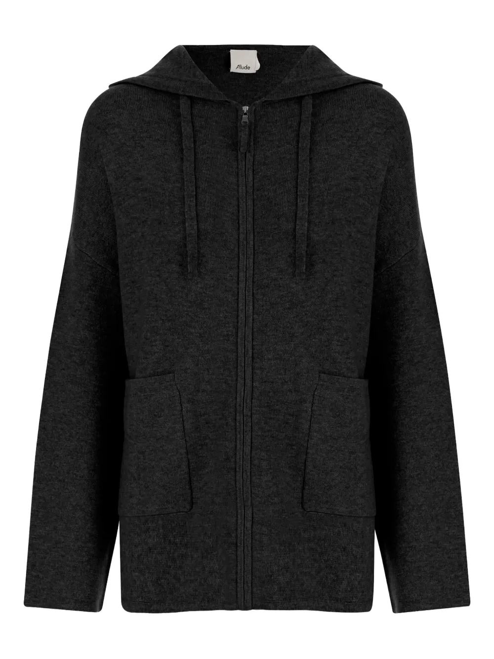 zip-front hoodie
