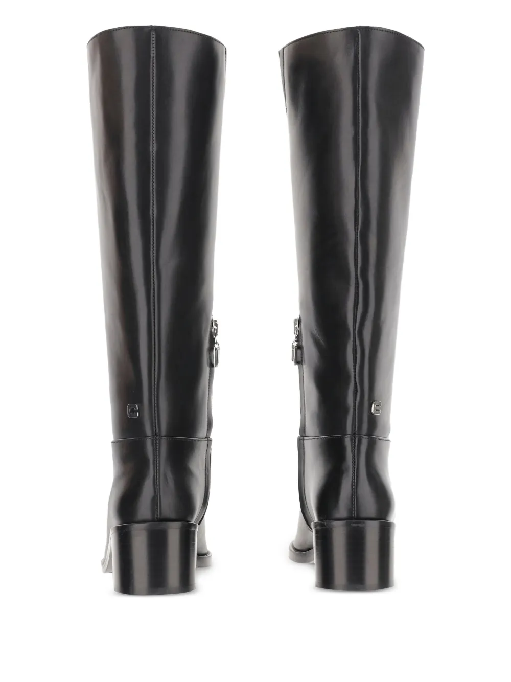 Carel Paris 50 mm Brighton leren laarzen Zwart