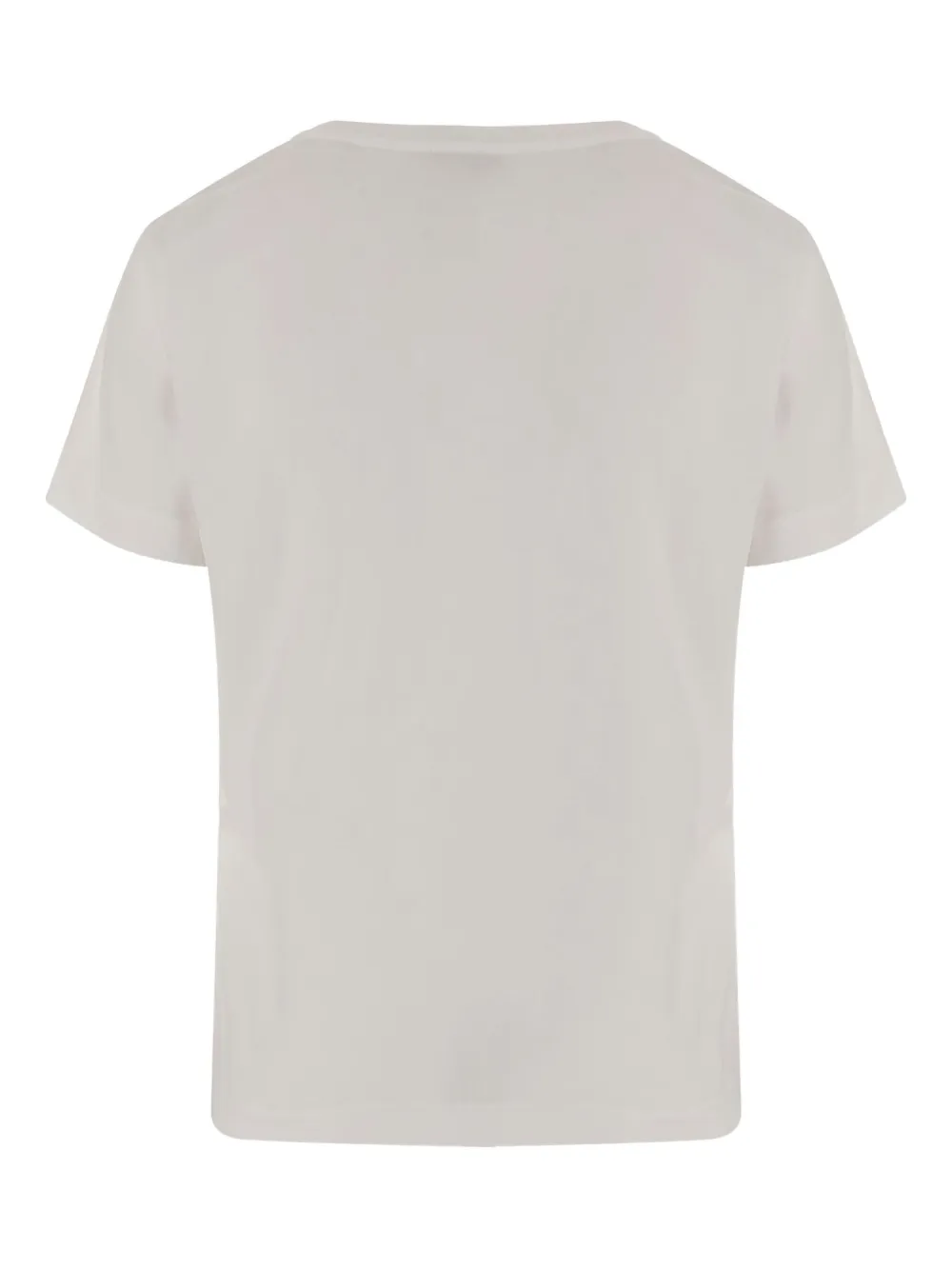 PINKO jewel-embellished crew-neck T-shirt Wit