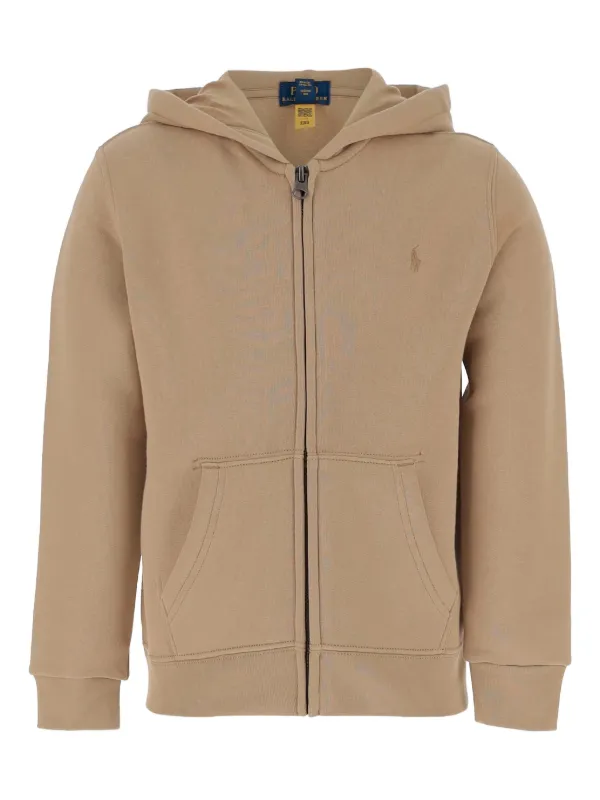 POLO RALPH LAUREN KIDS ジップアップ パーカー | ニュートラル