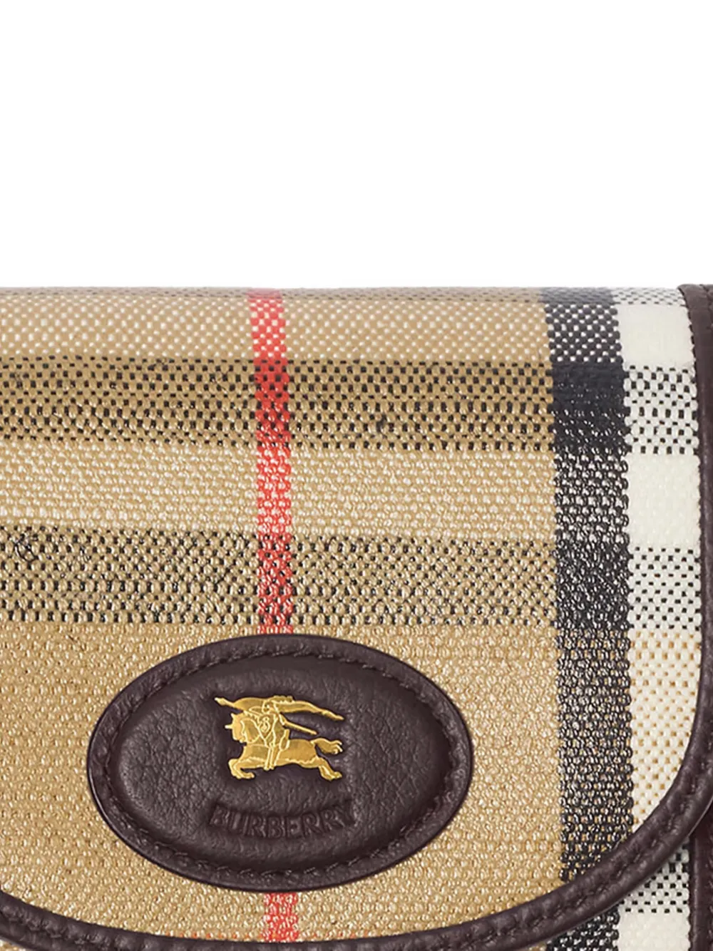 Burberry check-pattern wallet Beige