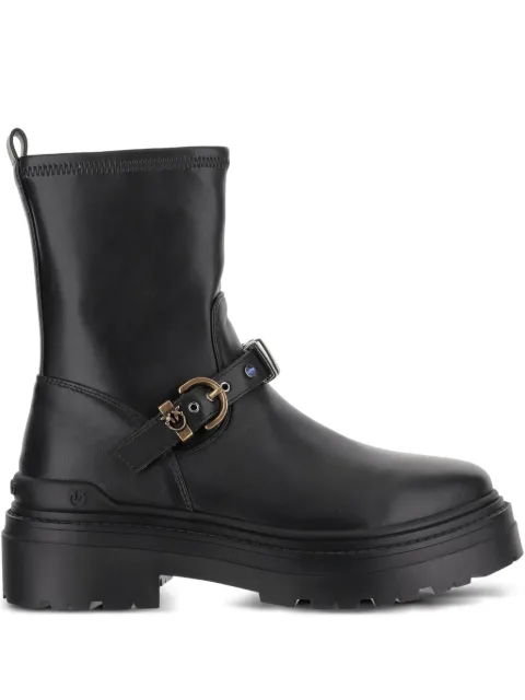 PINKO leather ankle boots