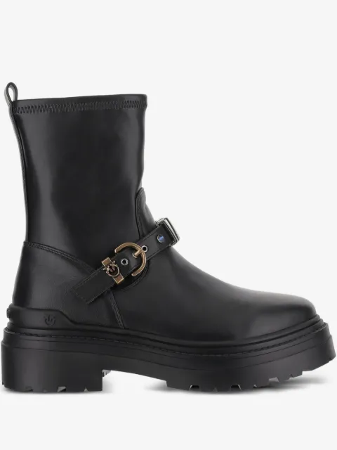 PINKO leather ankle boots