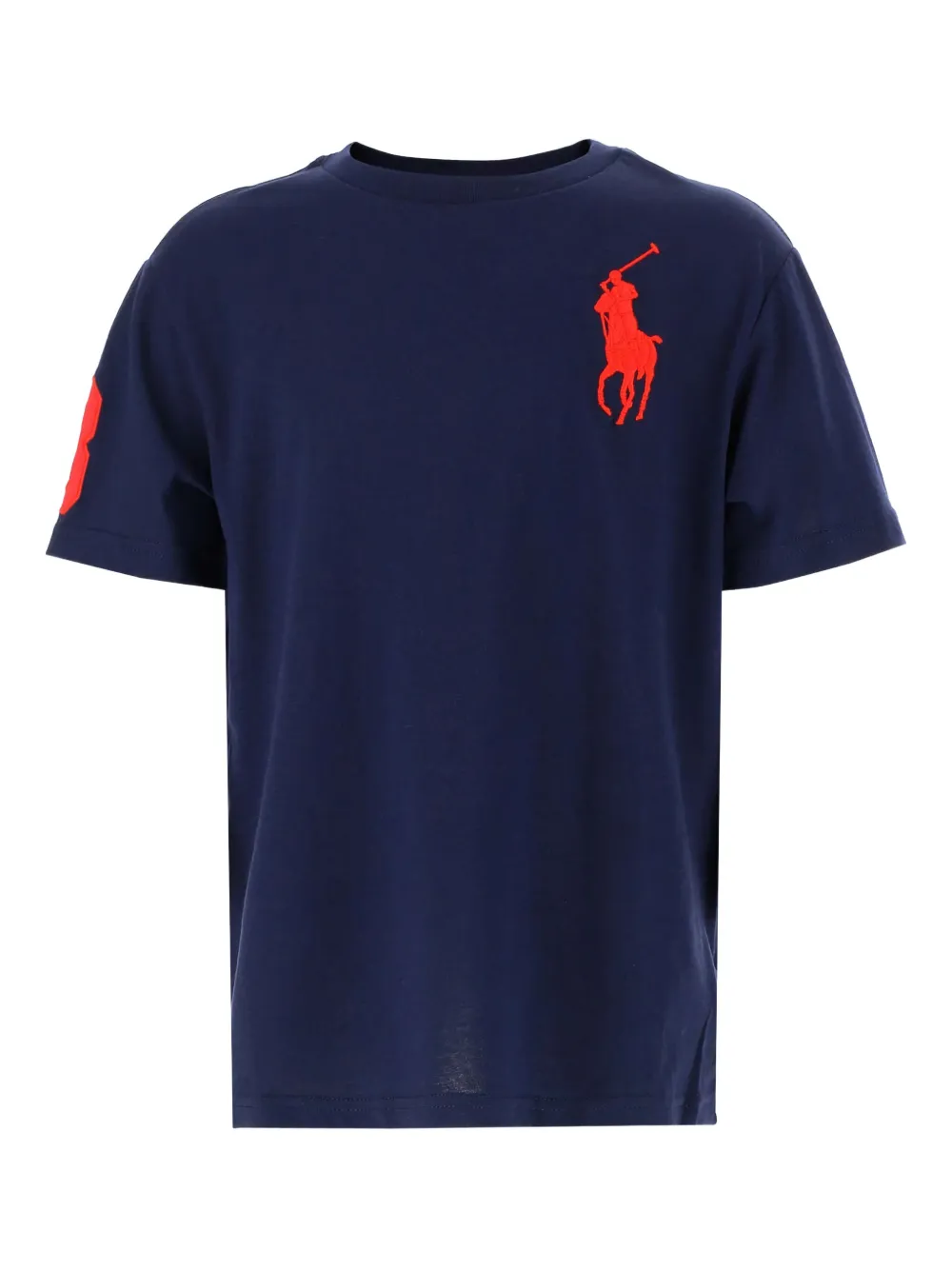 POLO RALPH LAUREN KIDS logo-detail T-shirt Blauw