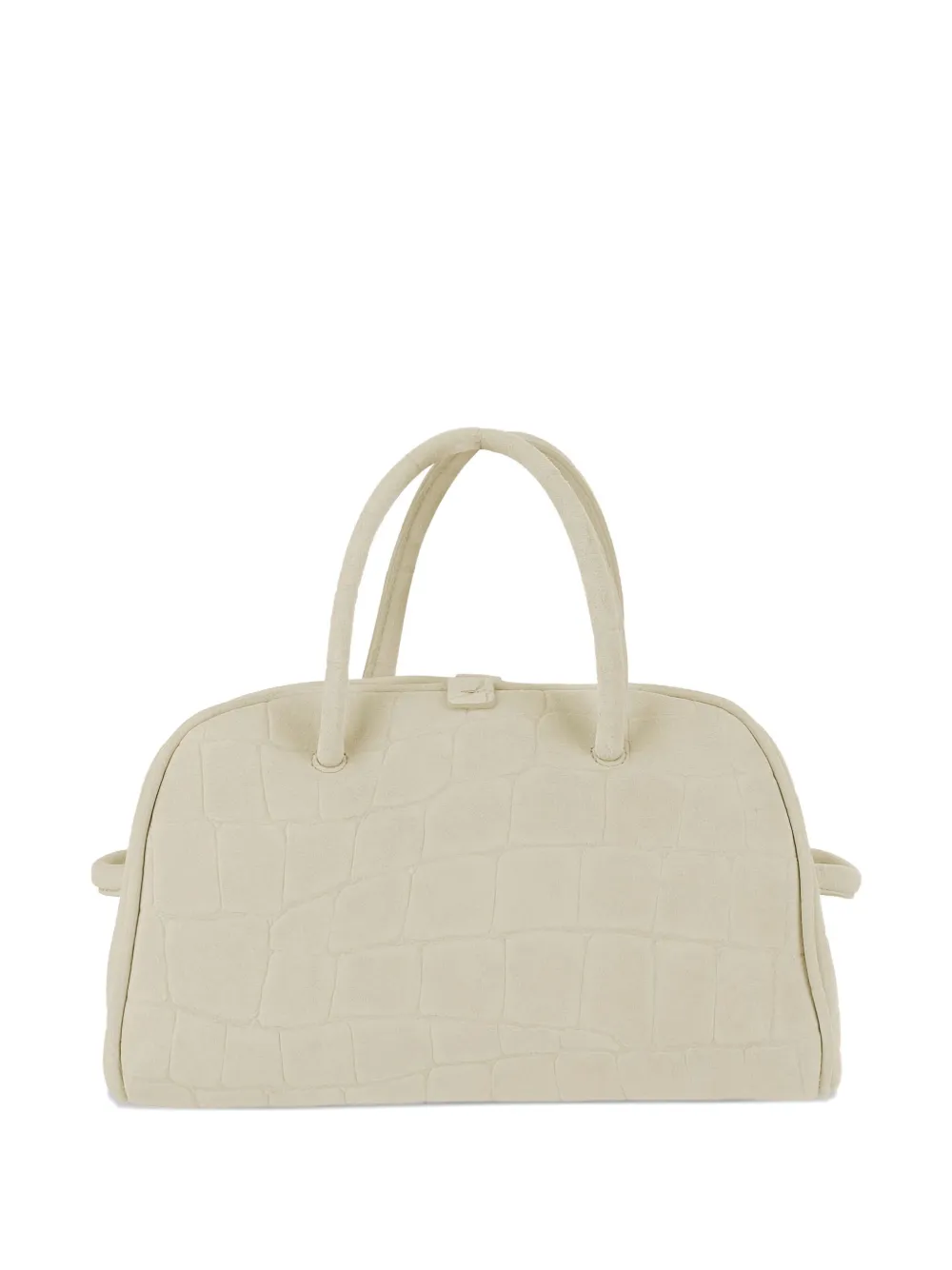 Jacquemus The Small Turismo schoudertas met krokodillen-reliëf Beige