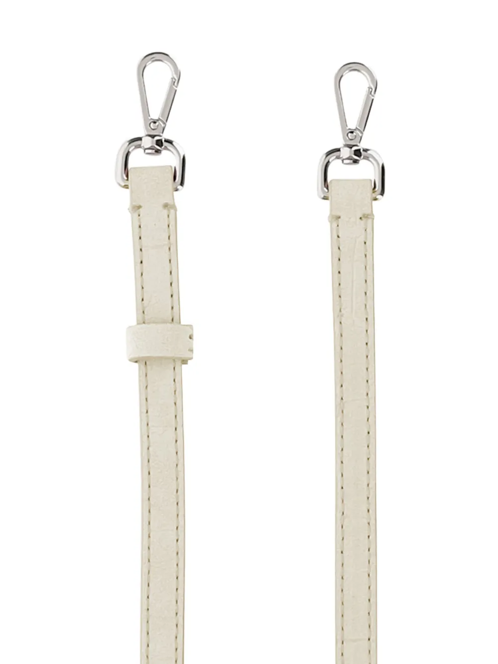 Jacquemus The Small Turismo schoudertas met krokodillen-reliëf Beige