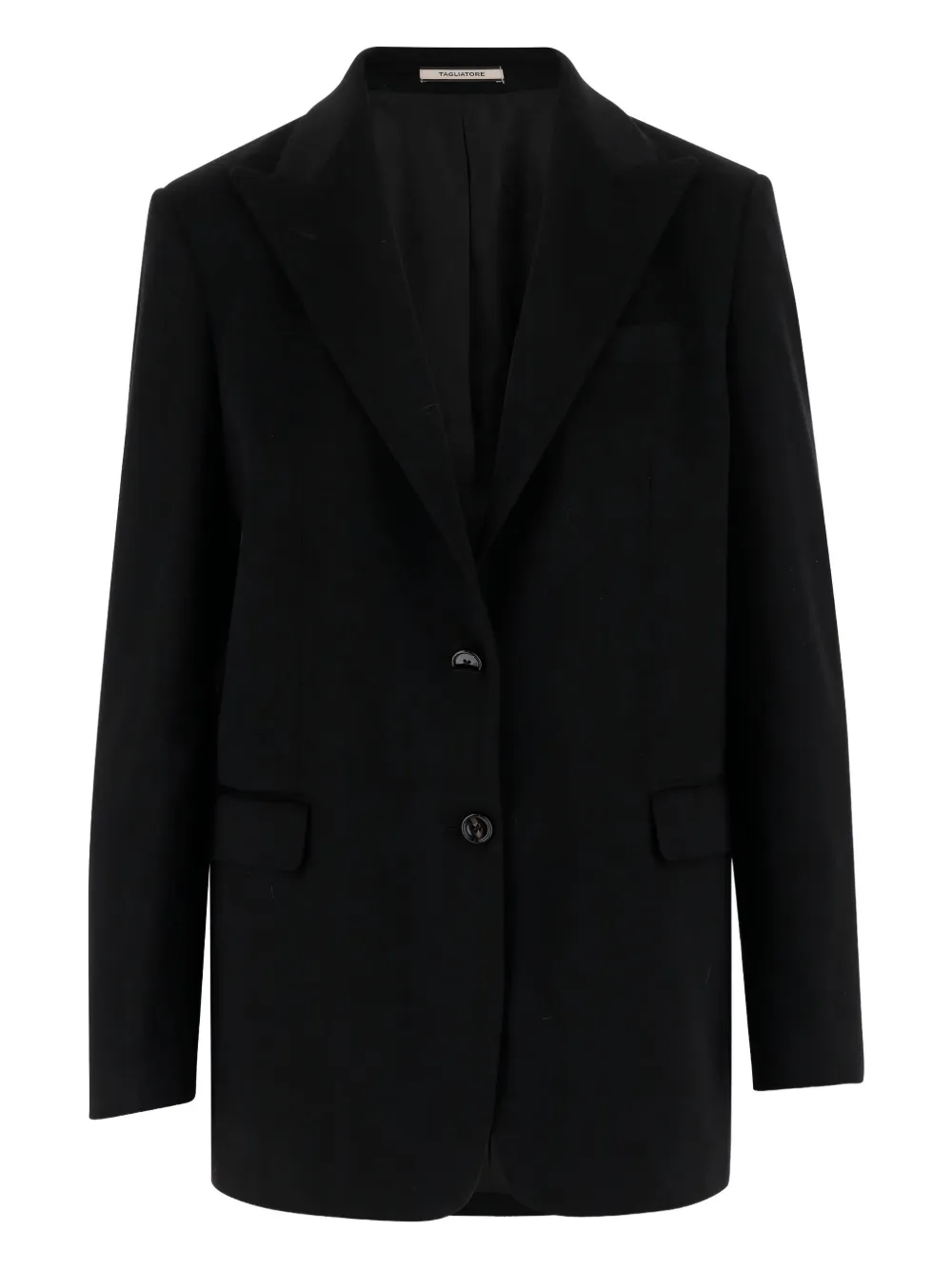 two-button cashmere coat