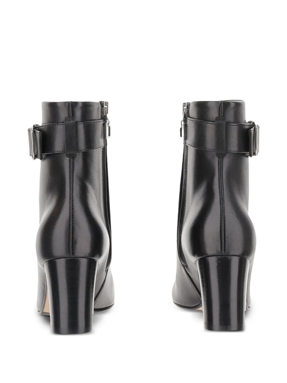 Carel Paris 60mm Thelma Leather Ankle Boots In Black