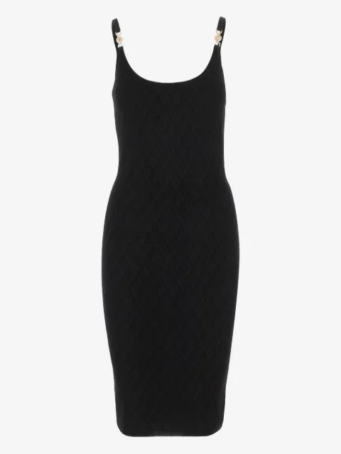 Versace mini embellished-strap dress