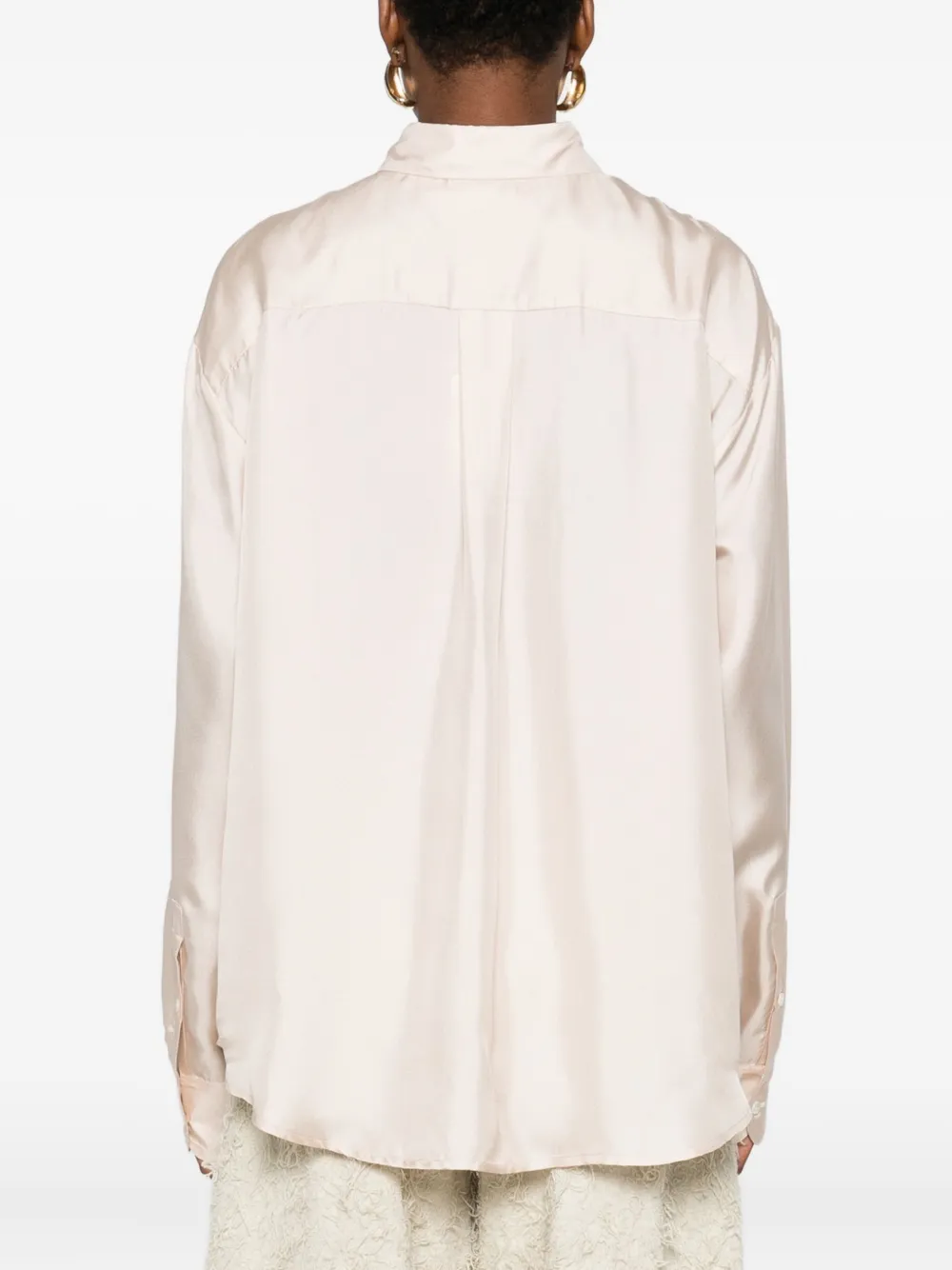 Pierre-louis Mascia Floral-print Long-sleeve Shirt In Neutral