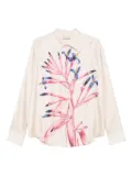 Pierre-Louis Mascia floral-print long-sleeve shirt - Pink