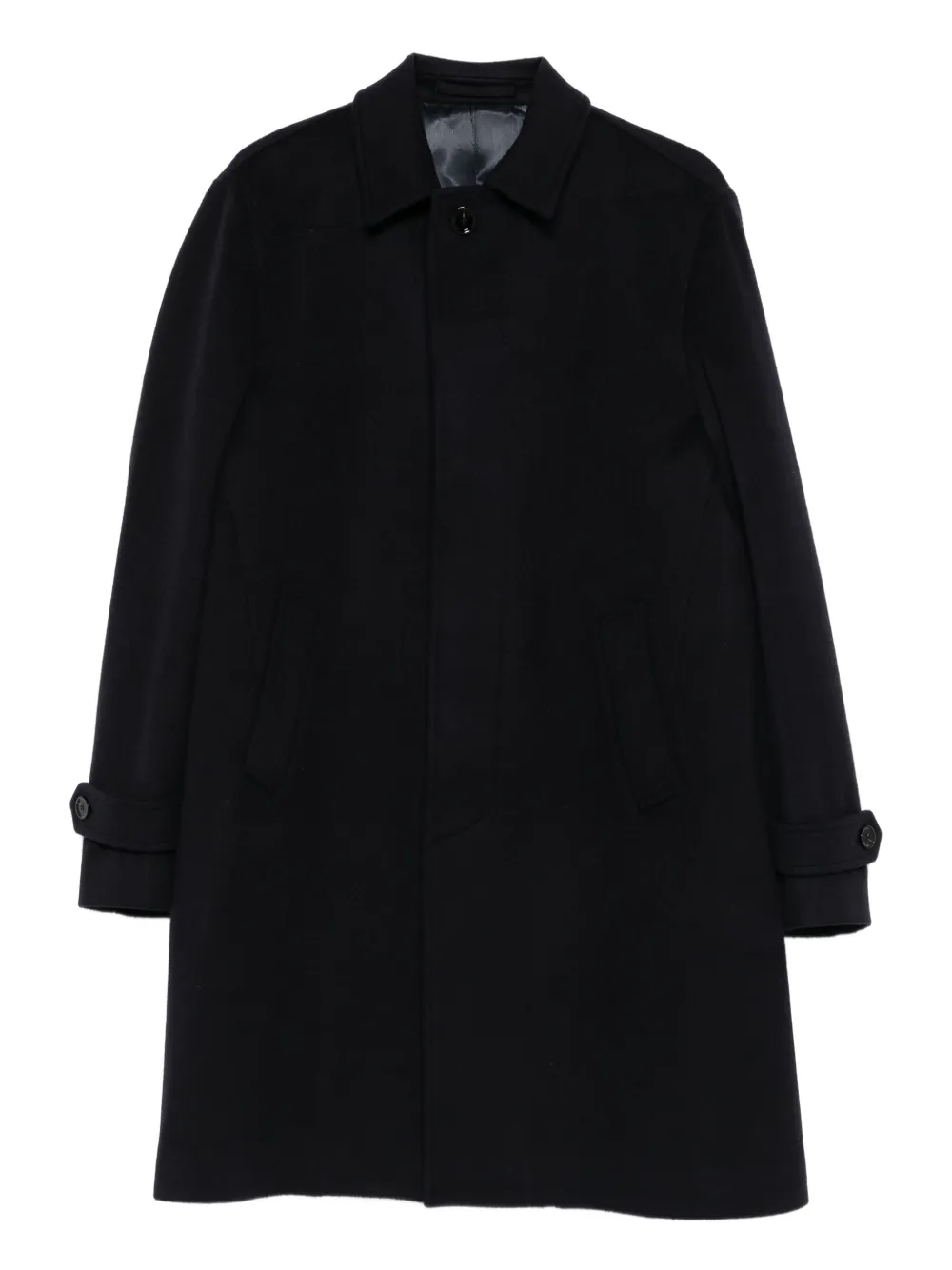 Lardini buttoned flap-pocket coat | Blue | Image 1