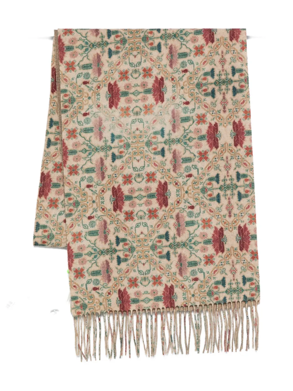 Pierre-louis Mascia Kievnewfb Fringed Scarf In Neutral