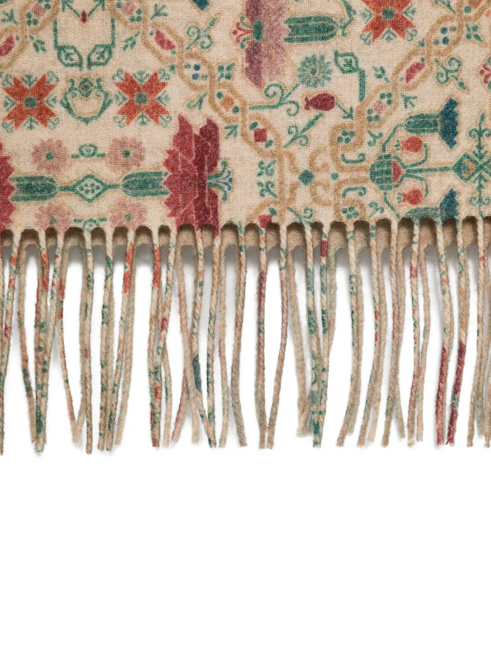 Pierre-louis Mascia Kievnewfb Fringed Scarf In Neutral
