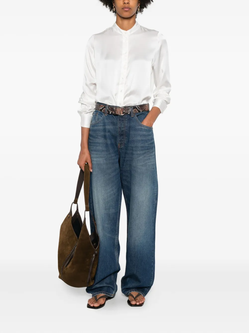 Pierre-Louis Mascia Button-up blouse - Wit