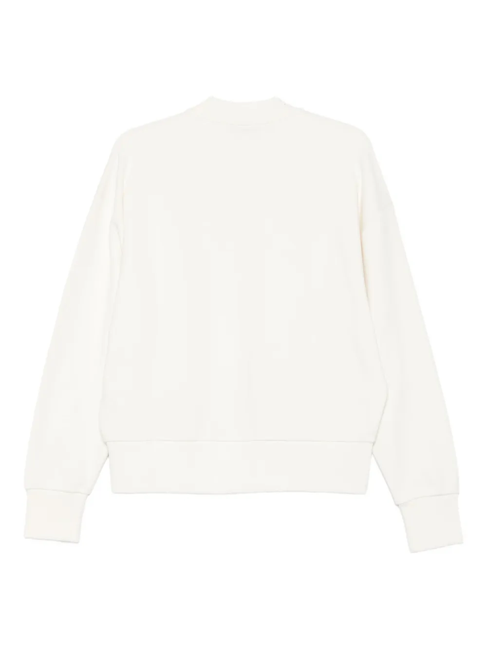 Msgm Sequin-embellished Sweatshirt In White
