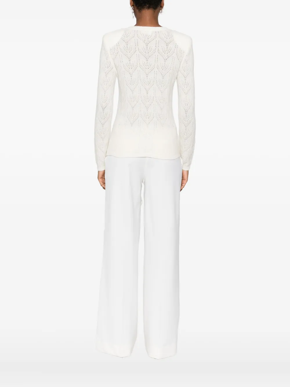 P.a.r.o.s.h Chevron-pattern Sweater In Neutral