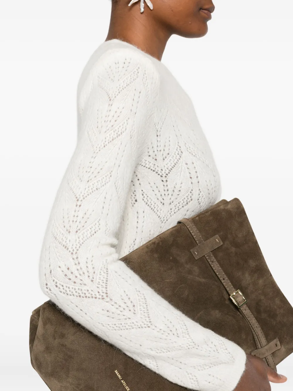 P.a.r.o.s.h Chevron-pattern Sweater In Neutral