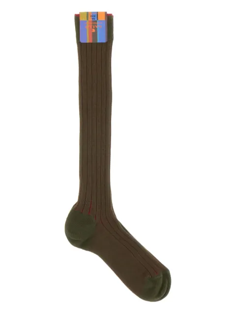 Gallo ribbed cotton-blend socks