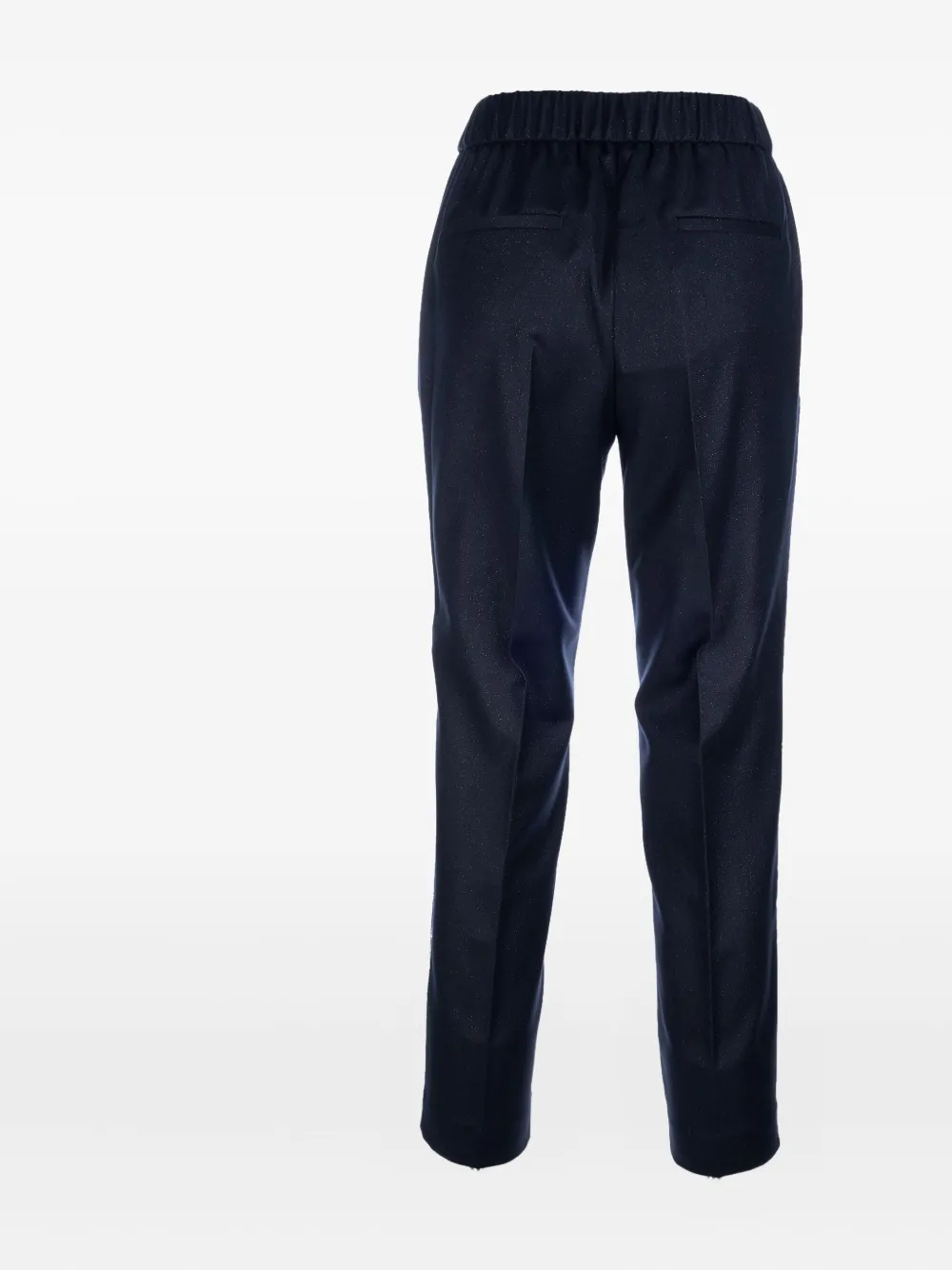 Peserico elastic-waist trousers - Blauw
