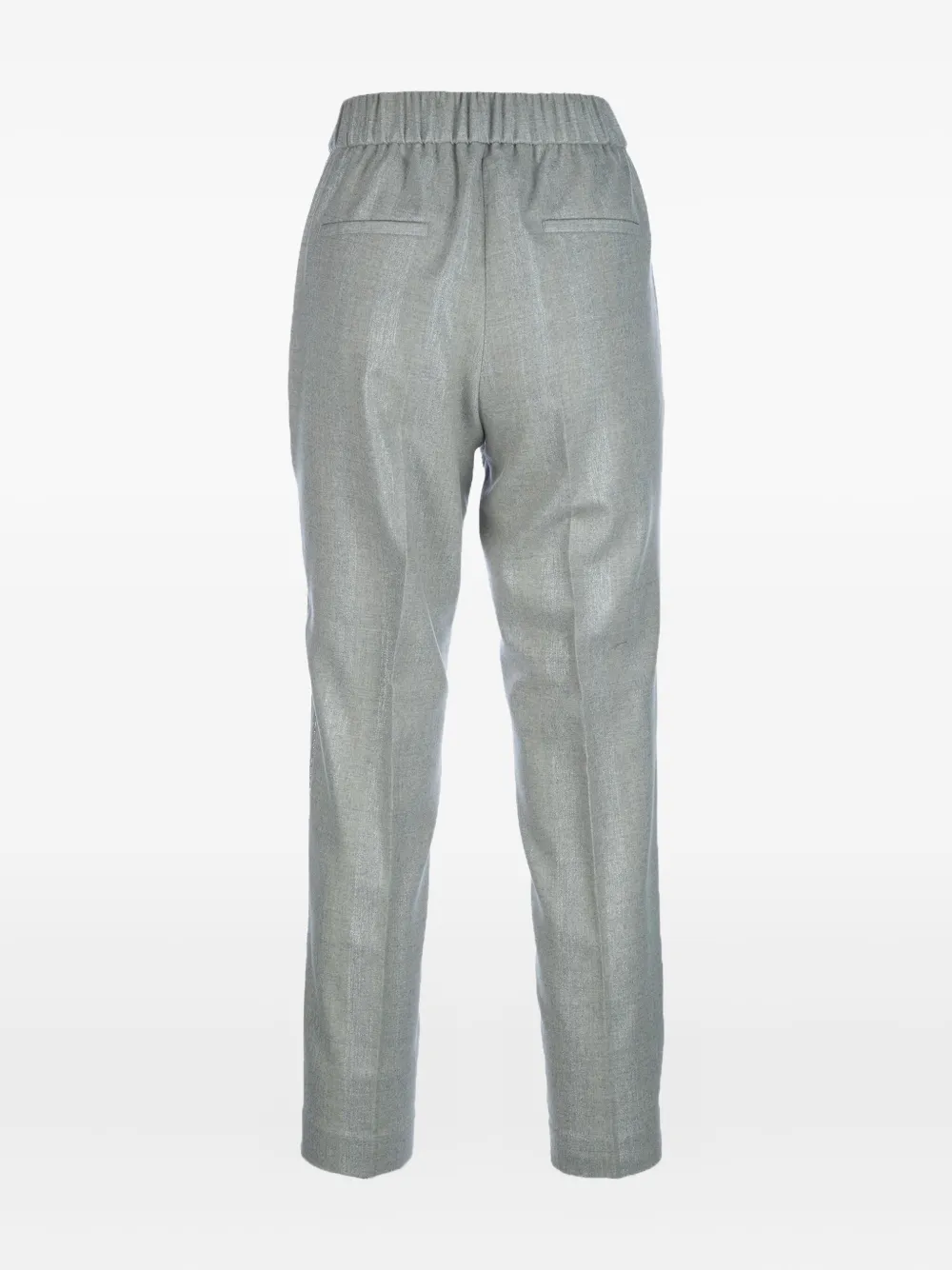 Peserico elastic-waist trousers - Grijs