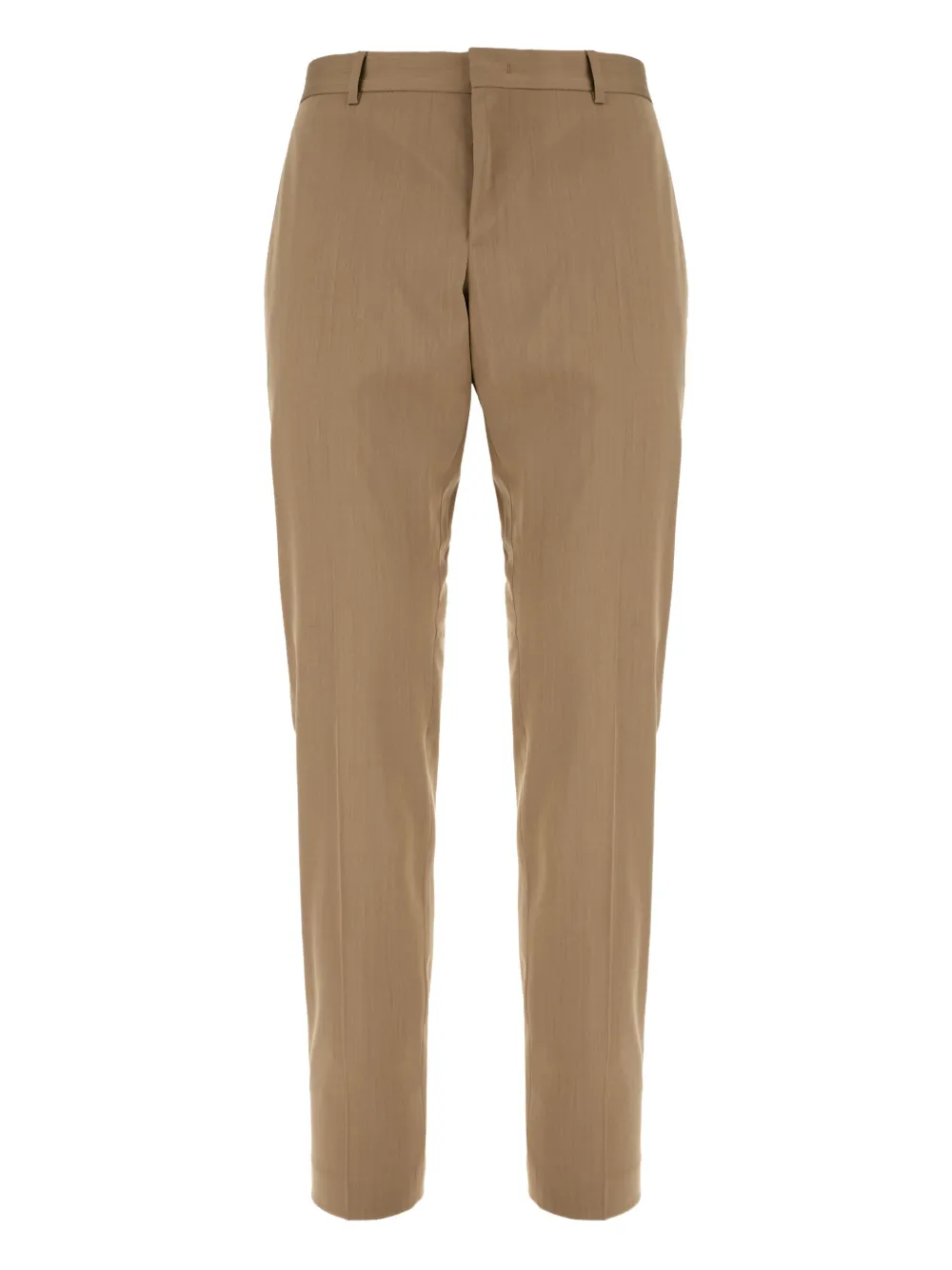 Pt Torino Stretch Twill Trousers In Brown