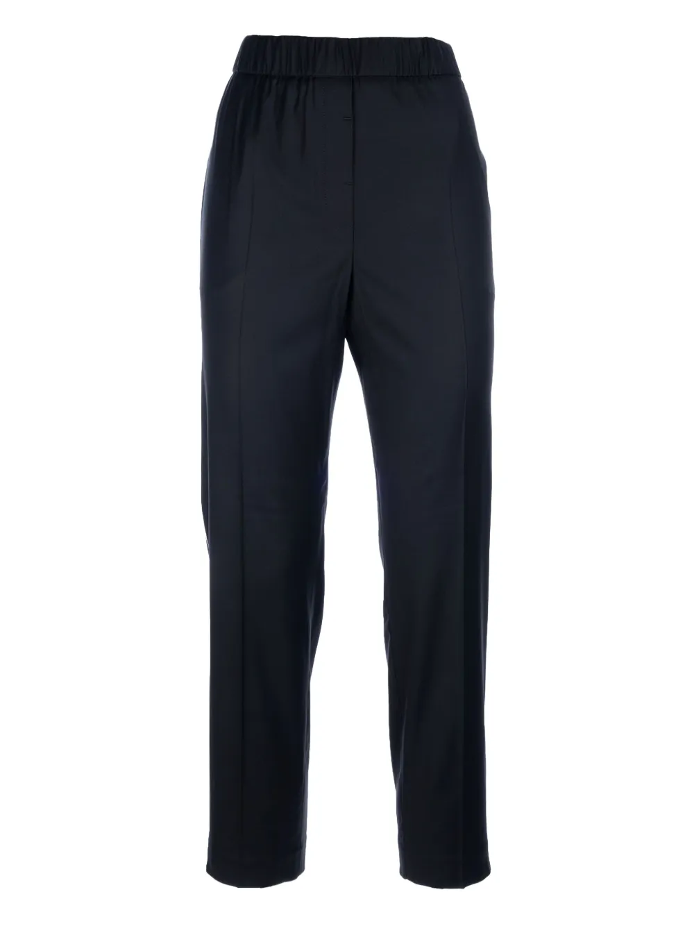 Peserico Elastic-waist Trousers In Black