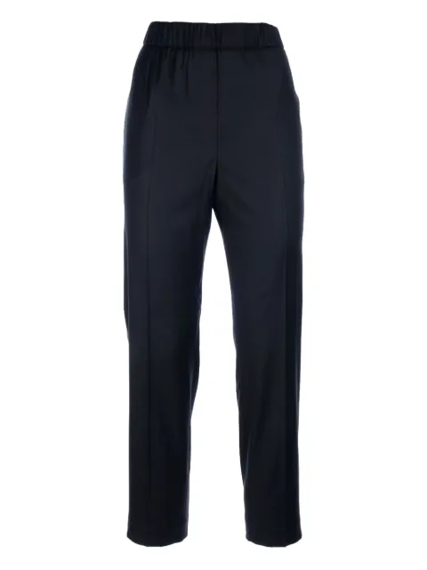 Peserico elastic-waist trousers