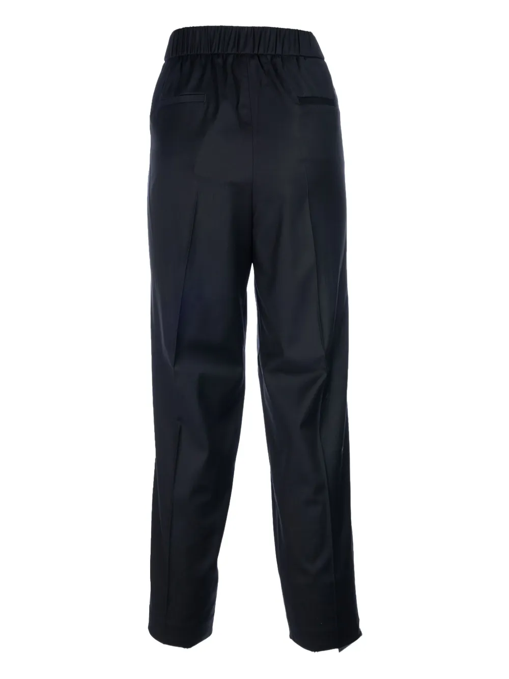 Peserico elastic-waist trousers - Zwart