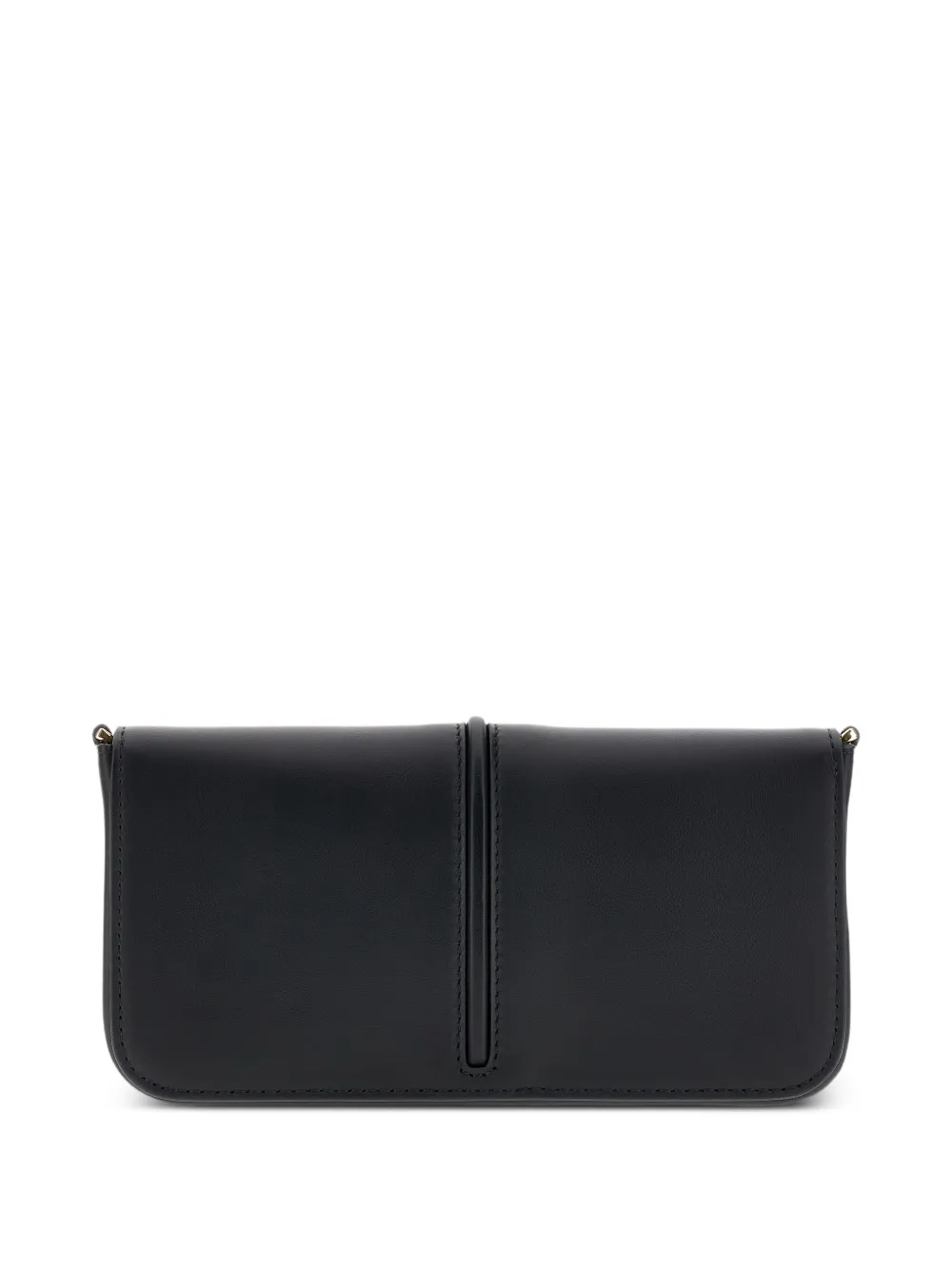 FENDI graphy leather logo-lettering wallet - Zwart