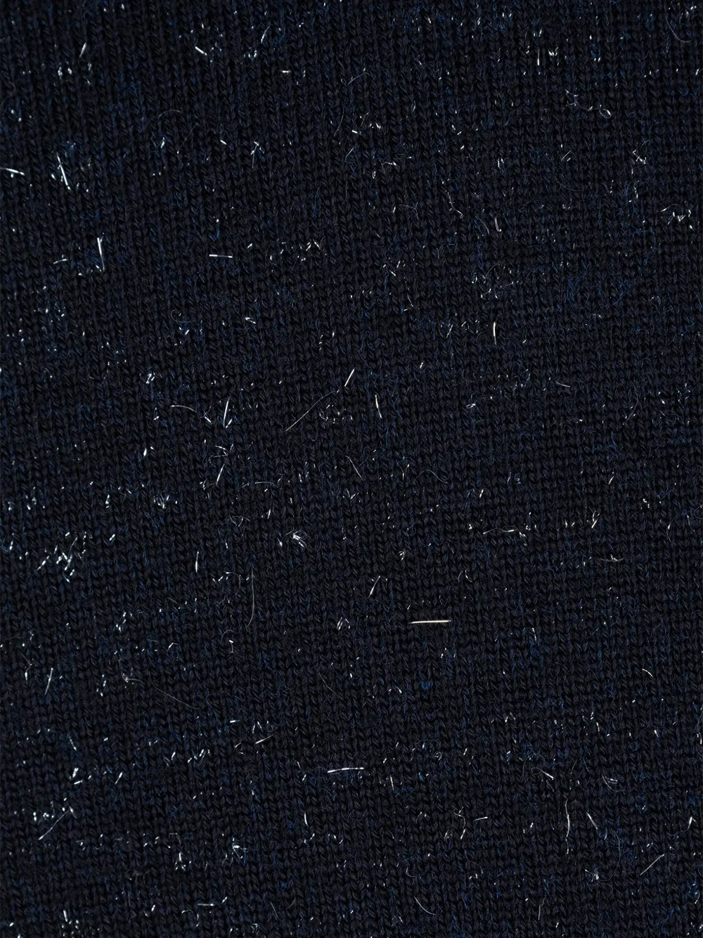 Peserico Metallic-fleck Turtleneck Sweater In Blue