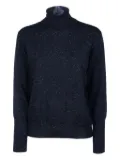 Peserico metallic-fleck turtleneck sweater - Blue