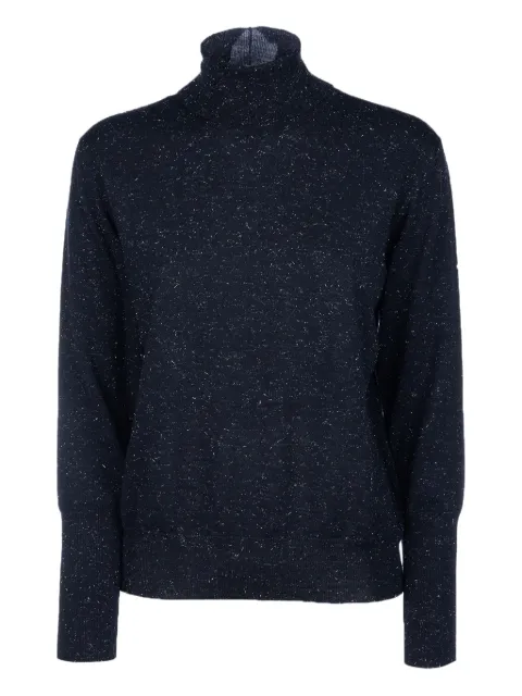 Peserico metallic-fleck turtleneck sweater