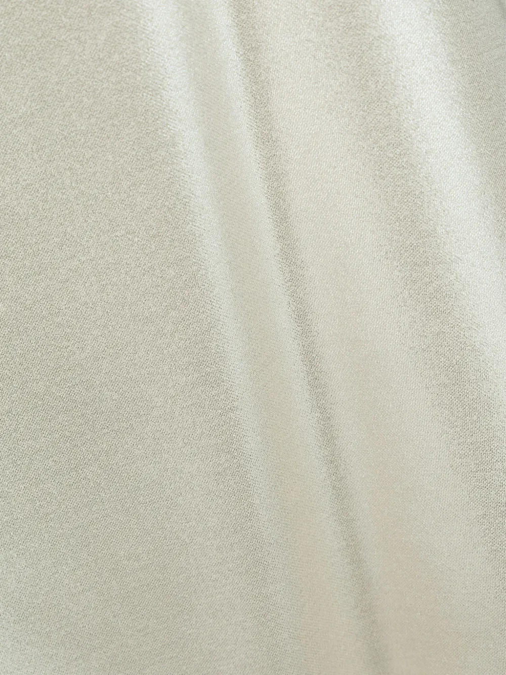 Peserico Silk-crepe Top In Neutral