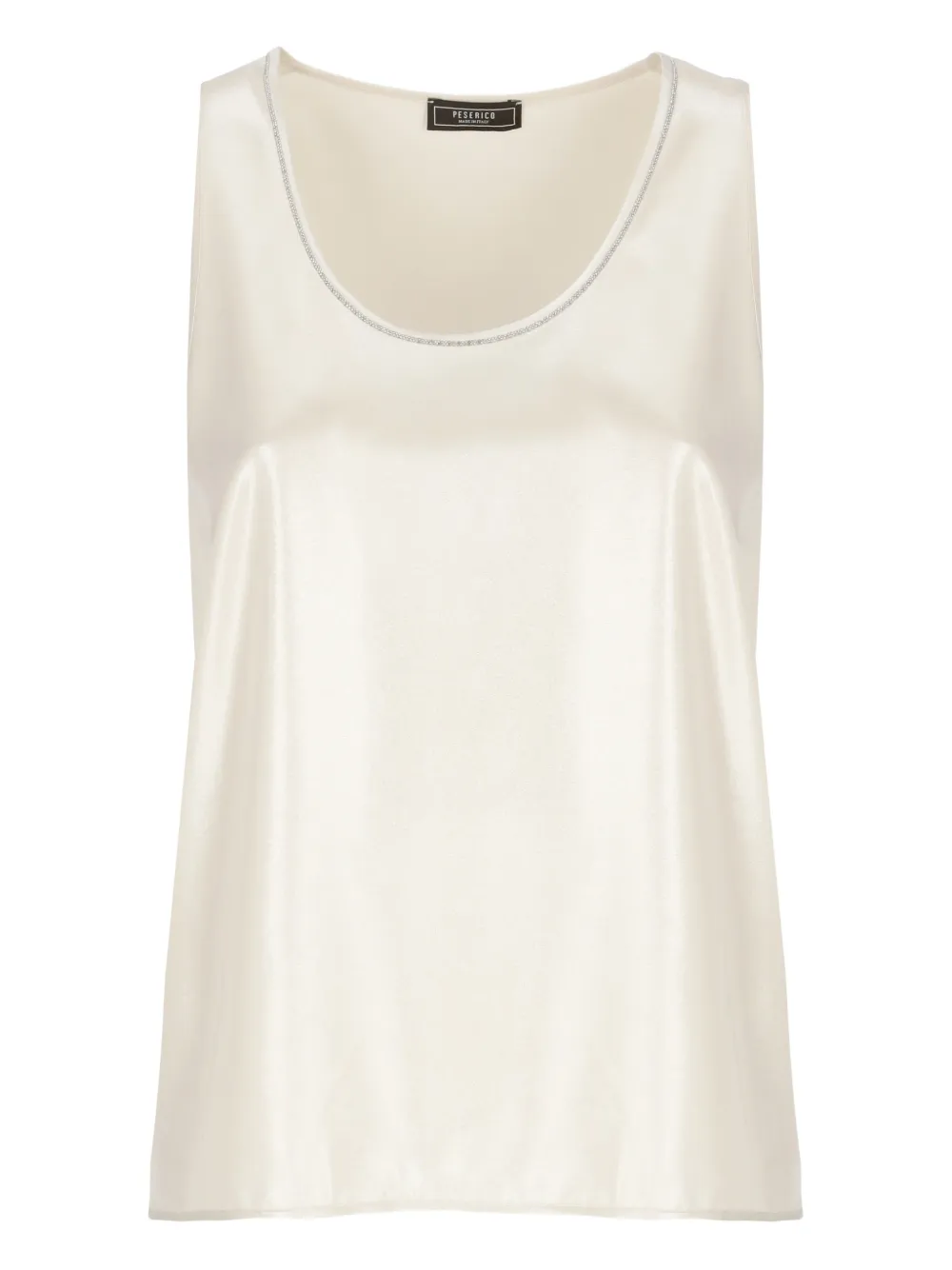 Peserico top de crepé de seda | neutro | Image 1