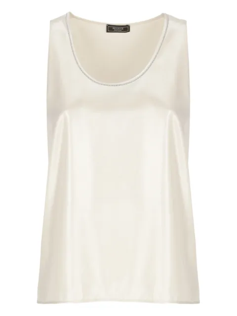 Peserico top de crepé de seda